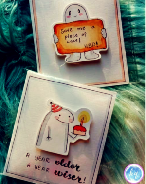💫 add a dash of fun to their big day! — 3d handmade card