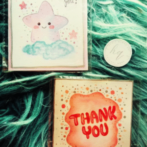 🕊️ simple, elegant, and full of gratitude — handmade classic card