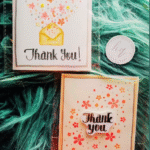 🌷 layers of thanks, made by hand — 3d handmade card